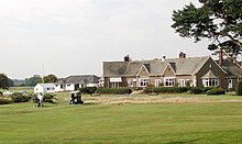 The clubhouse and 18th green at Ganton Golf Club Clubhouse and 18th green at Ganton Golf Club - geograph.org.uk - 81102.jpg