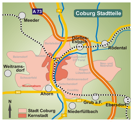 Coburg Stadtteil Wüstenahorn