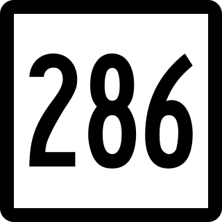 <span class="mw-page-title-main">Connecticut Route 286</span> State highway in northern Connecticut, US