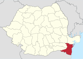 Localisation de Județ de Constanța