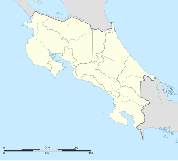 Costa Rica helyét térkép.svg