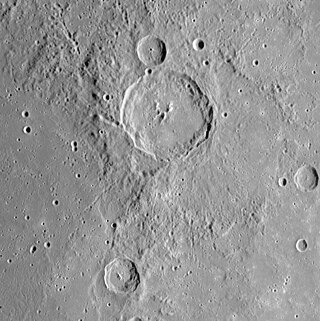 <span class="mw-page-title-main">Couperin (crater)</span> Crater on Mercury