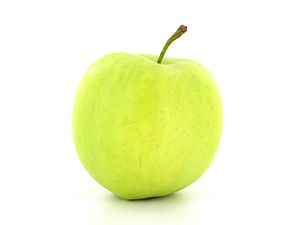 English Image of an apple taken with a Packsho...