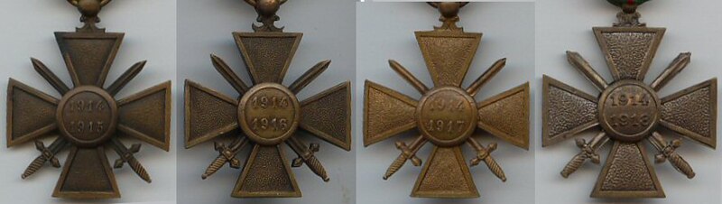 France Croix De Guerre 1914–1918