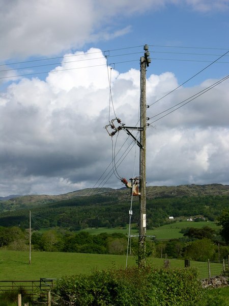 File:Crossover of phone wires - geograph.org.uk - 449914.jpg