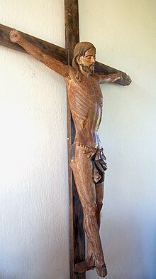 Crucifix, Missions Museum. Crucifixo-museu das missoes.jpg