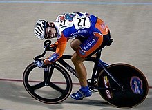 National track champion and club president Dan Larson in club uniform Dan Larson.jpg