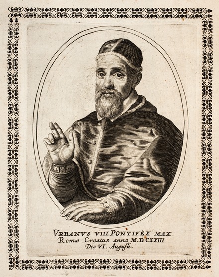 Engraving of Pope Urban VIII
