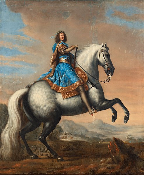 File:David Klöcker Ehrenstrahl - King Charles XI of Sweden riding a horse.jpg