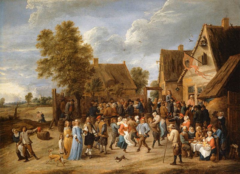 File:David Teniers (II) - Village Revel with Aristocratic Couple - WGA22110.jpg