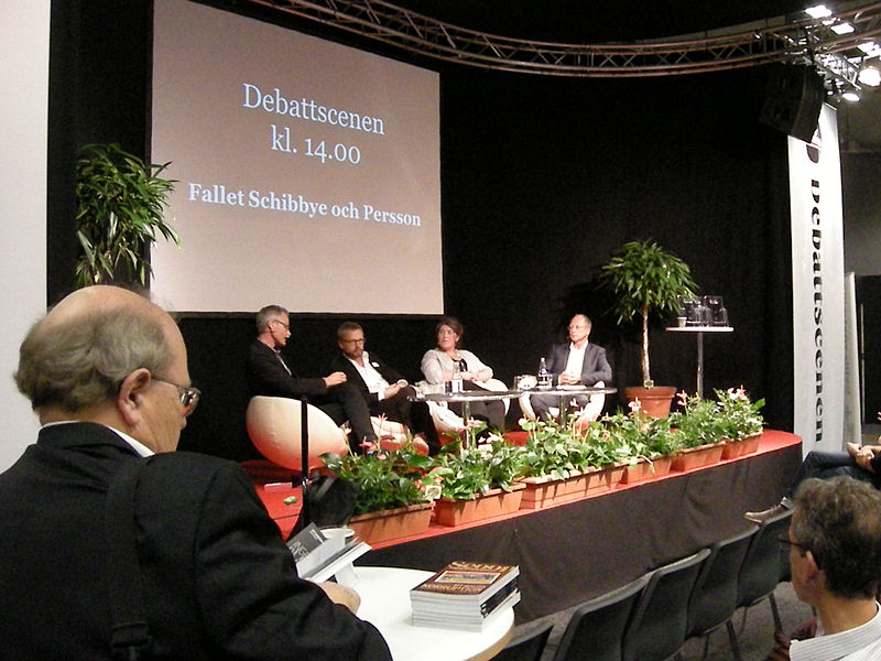 File:Debatt om "Fallet Schibbye och Persson", Bokmässan i Göteborg 2012.jpg