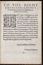 Thumbnail for Spelling of Shakespeare's name