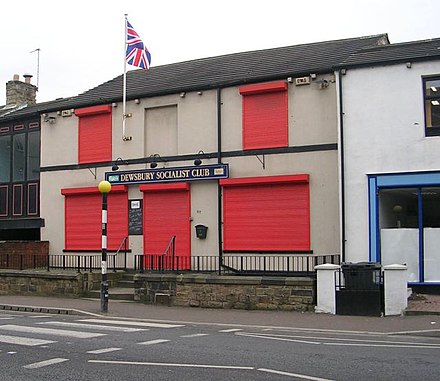 A Socialist club in Dewsbury, West Yorkshire