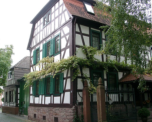 timber-frame houses in the Old Town