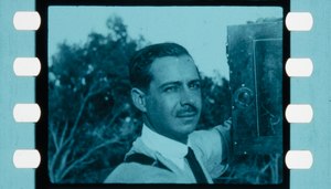 Direttore tecnico e fotografo operatore José G. Rivero, anno 1926, film Il ladro dai guanti bianchi, Tenerife, Spagna, Spagna.tif