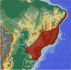 Distribution map of Hypsiboas faber.svg