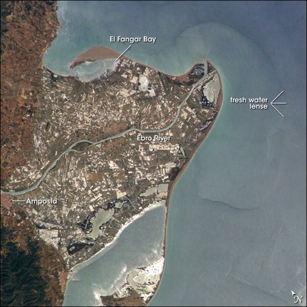 The Ebro Delta from space