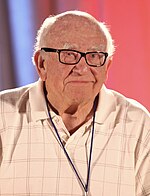 Ed Asner, Best Supporting Actor in a Series, Miniseries, or Television Film winner Ed Asner by Gage Skidmore.jpg