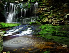 Elakala Falls at BFSP, shot using long exposure photography