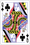 Queen of clubs