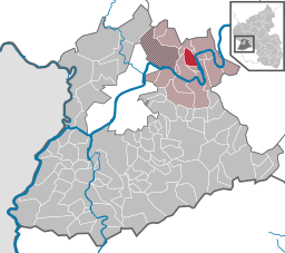 Läget för Ensch i Trier-Saarburg