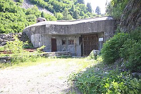 Entrada de munições para a estrutura do Lavoir.