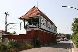 Essen Kupferdreh - Kampmannbrücke - Stellwerk 01 ies