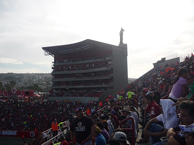 Estadio Caliente's capacity was increased after the team's promotion.