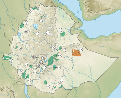 List of protected areas of Ethiopia