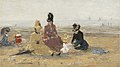 Eugene Boudin, Di Pantai, Trouville, 1887, NGA 46480.jpg