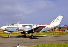 The prototype Guarani II on exhibit at the 1965 Paris Air Salon