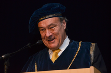 Felix Unger, speaking at the Alma Mater Europaea graduation ceremony March 12, 2013. Felix Unger, speaking at the Alma Mater Europaea graduation ceremony.png