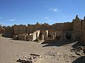 Im Inneren der diokletianischen Grenzfestung Deir al-Munira, Oase el-Kharga