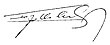 semnătura lui Francisco Orlich Bolmarcich