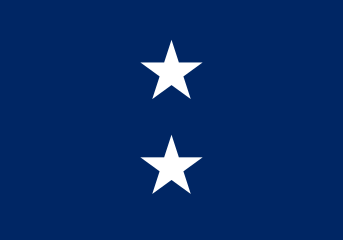 Flag of a Navy rear admiral