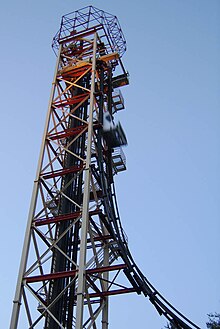 Freefall at Six Flags Over Georgia. This installation has since been removed Freefall at SFOG.jpg