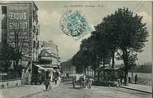 Dès 1901, les Tramways mécaniques des environs de Paris faisaient circuler une ligne de tramway sur les quais de Seine, du pont de Saint-Cloud à Pierrefitte-sur-Seine.