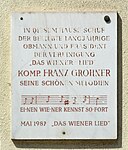 Franz Grohner - Gedenktafel