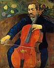 Paul Gauguin, Wiolonczelista Schneklud, 1894