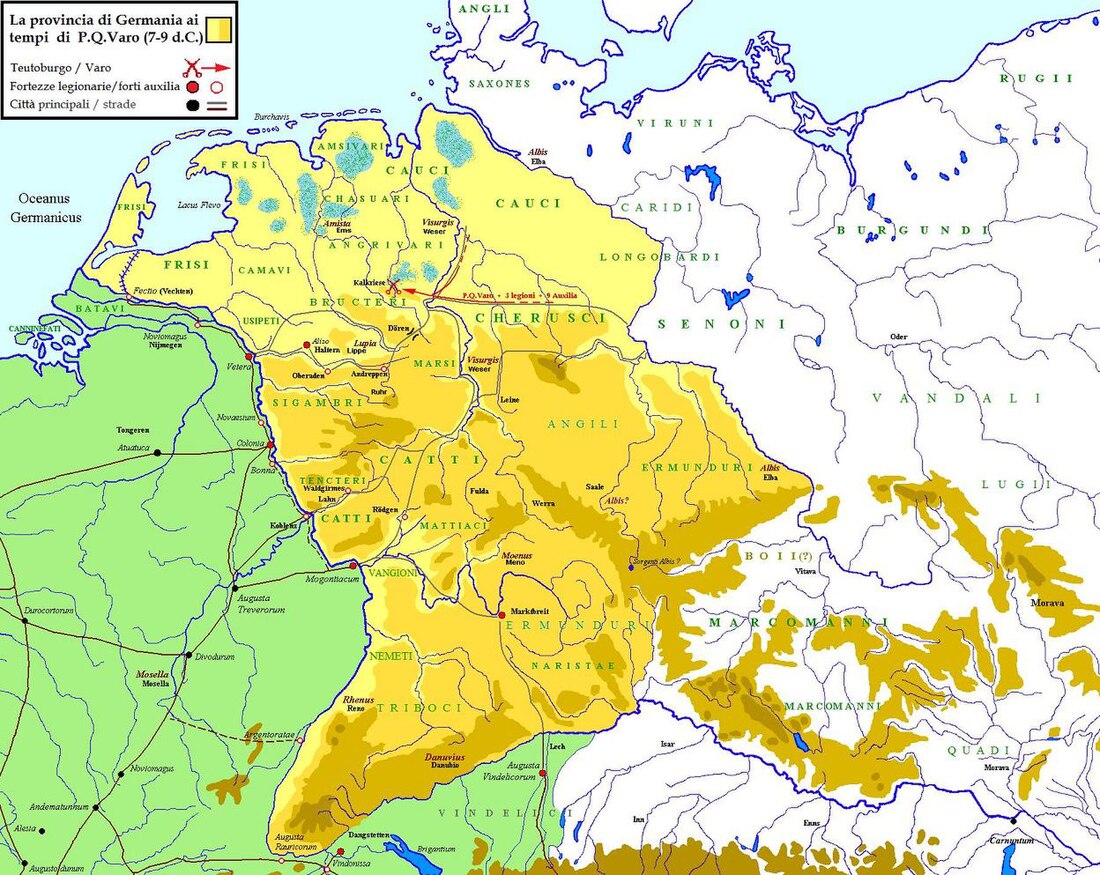 Occupazione romana della Germania sotto Augusto