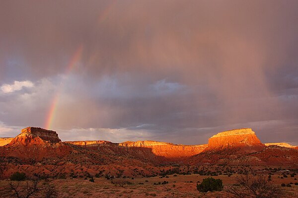 Ghost Ranch rainbow