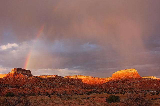 Ghost Ranch rainbow