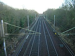 Glasgow-London Main Railway Line Near Bellshill - geograph.org.uk - 106488.jpg