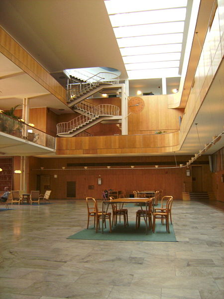 Gothenburg's City Hall Extension, interior