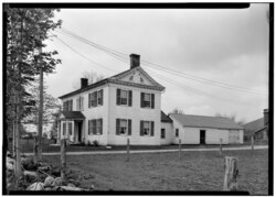 Gubernur Galusha Rumah, Shaftsbury Pusat, Bennington County, VT HABS VT,2-SHAFTCE,1-3.tif