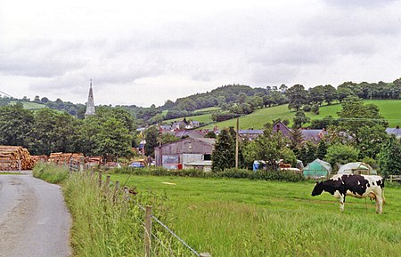 Gwyddelwern station site geograph 3586897 by Ben Brooksbank