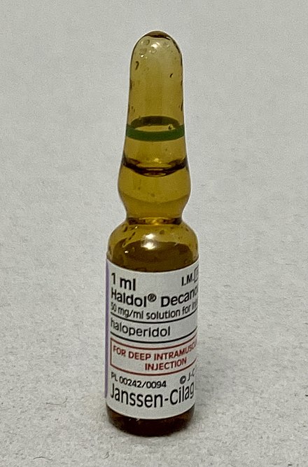 Haldol Decanoate for injection into muscle[63]
