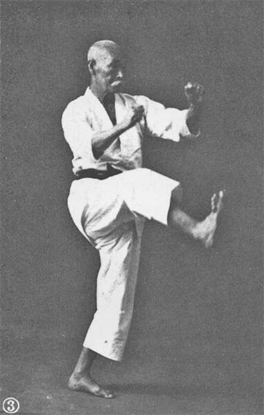 Chōmo Hanashiro, an Okinawan karate master c. 1938