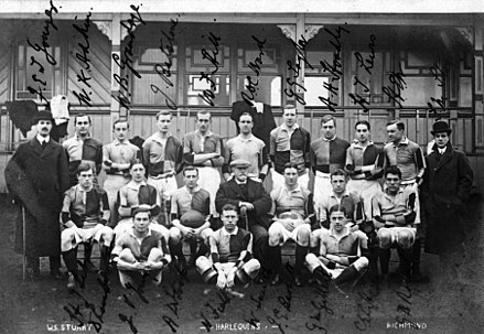 A Harlequin F.C. team before World War I