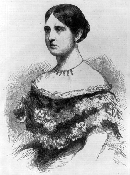 Harper's Weekly engraving of Mrs. Sickles from a photograph of Mathew Brady
